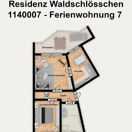 Residenz Waldschloesschen 7 Зеллин